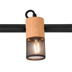 Trio Lighting Skinnesystem > Tosh skinnespot til DUOline, mat sort, trædetalje
