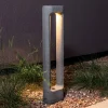 FARO BARCELONA Gadebelysning > Totem LED-vejlampe, grå, beton, højde 61,1 cm