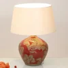 Bordlamper ^ Holländer Toulouse rund bordlampe, højde 42 cm, rød