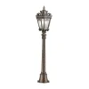 KICHLER Gadebelysning > Tournai vejlampe, højde 110 cm, aluminium, glas