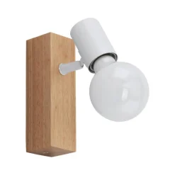 EGLO Væglamper > Townshend 3 væglampe af træ, hvid