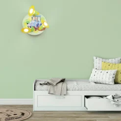 Loftlamper ^ Elobra Traktor loftlampe med bondegårdsmotiv