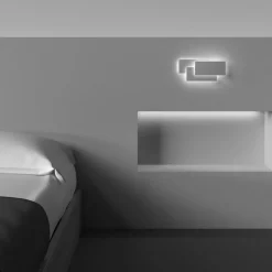 Væglamper ^ Maytoni Trame LED-væglampe, rektangulær