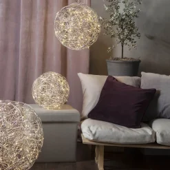 Julepynt|Julelys Udendørs ^ STAR TRADING Trassel LED udendørs dekoration Ø 30 cm
