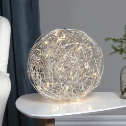 Julepynt|Julelys Udendørs ^ STAR TRADING Trassel LED udendørs dekoration Ø 30 cm