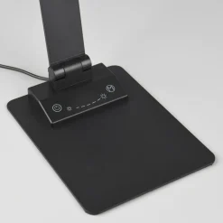 Trio Lighting Arbejdsrum/Kontor > Travis LED-bordlampe, sort, CCT, dæmpbar, touch, USB
