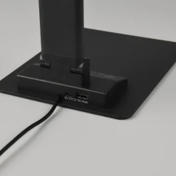 Trio Lighting Arbejdsrum/Kontor > Travis LED-bordlampe, sort, CCT, dæmpbar, touch, USB