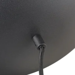 Globo Gulvlamper|Gulvlamper > Trebenet gulvlampe Lenn, sort-guld