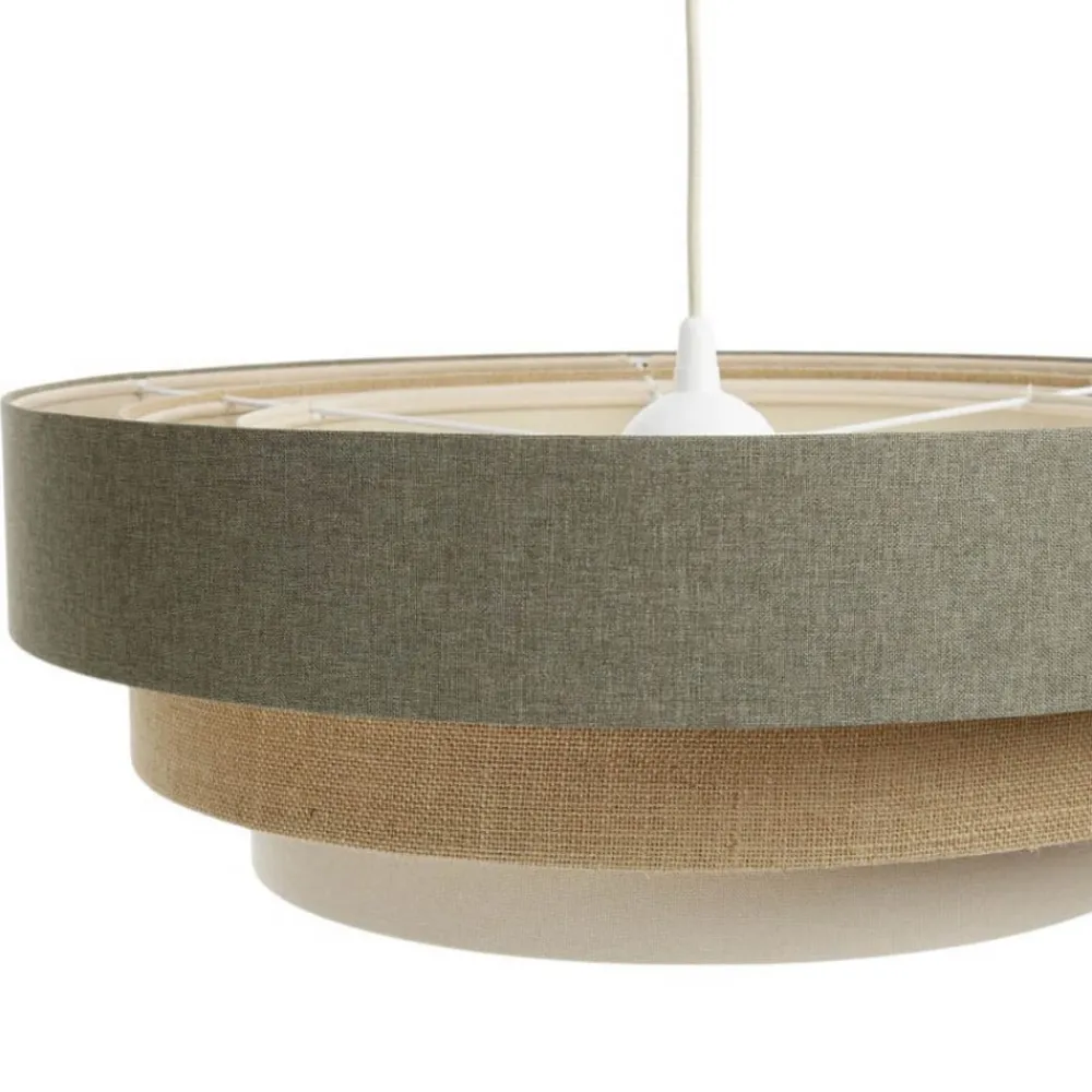 Maco Design Pendellamper > Triniti hængelampe, grøn/beige/creme, Ø 60 cm, tekstil