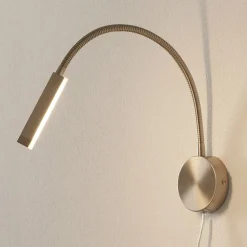 FISCHER & HONSEL Væglamper|Væglamper > Trinløs dæmpbar LED-væglampe Raik med stik