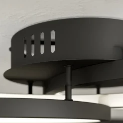 Loftlamper|Loftlamper ^ Trio Lighting Trio WiZ Aaron smart LED-loftlampe, antracit