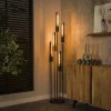 Zijlstra Gulvlamper|Gulvlamper > Tube gulvlampe, 5 lyskilder, sort, metal