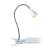 Markslöjd Arbejdsrum/Kontor|Bordlamper > Tulip LED-klemmelampe, hvid