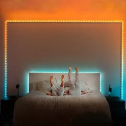 Julepynt|Julelys Udendørs ^ twinkly Dots LED-lyskæde RGB, sort, IP44, 10 m