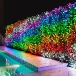 Dekorationsbelysning|Julepynt ^ twinkly RGB lyskæder, sort, 250 lys 20m