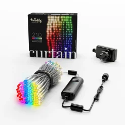 twinkly Dekorationsbelysning|Julepynt > RGBW-lysgardin, 210 LED'er