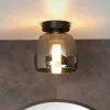 Lucide Loftlamper|Loftlamper > Tyler loftslampe til badeværelset, sort/røggrå