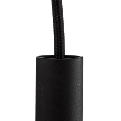 Pendellamper ^ SOLLUX LIGHTING Tynd pendel, sort, tre lys, rondel