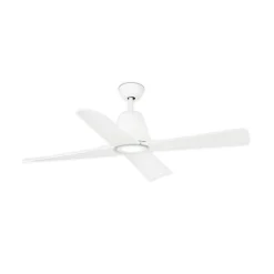FARO BARCELONA Loftventilatorer > Typhoon L loftventilator, LED-lampe IP44, hvid