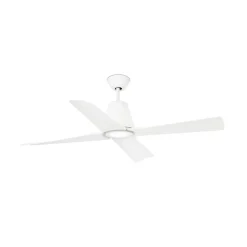 FARO BARCELONA Loftventilatorer > Typhoon L loftventilator, LED-lampe IP44, hvid