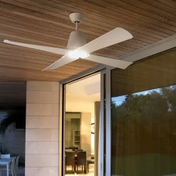 FARO BARCELONA Loftventilatorer > Typhoon loftventilator, støjsvag, Ø 127 cm, saltvandsresistent