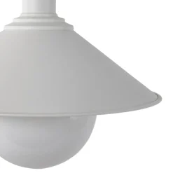Udendørs Pendellamper ^ Argon Udendørs hængelampe Enduro, hvid, stål, glas, IP44, E27