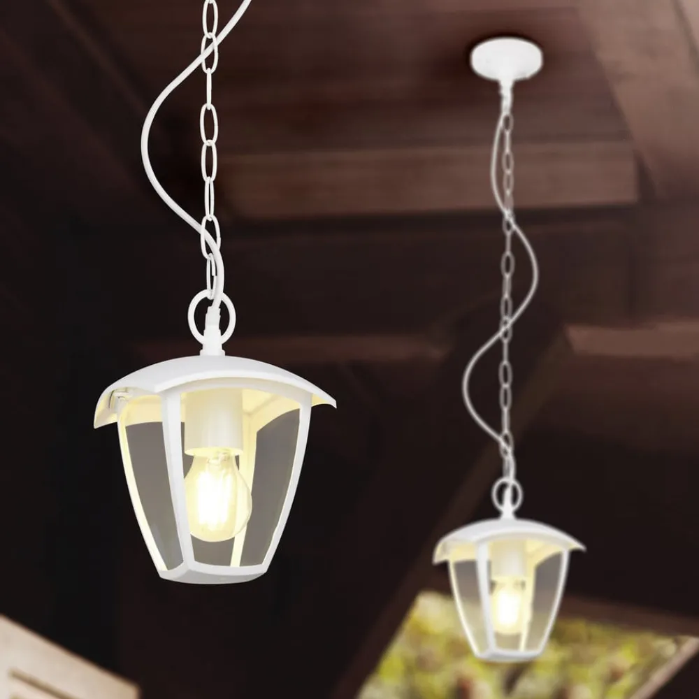 Trio Lighting Udendørs Pendellamper > Udendørs hængelampe VENTA, hvid, 17 x 17 cm, metal, IP44