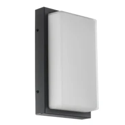 LCD Væglampe Med Sensor > Udendørs LED-væglampe Babett, stål, glas, sensor