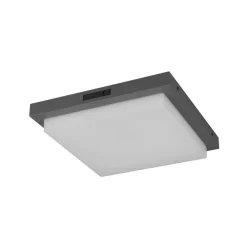 Væglampe Med Sensor ^ Trio Lighting Udendørs LED-væglampe Bermejo, kantet, sensor, CCT, antracit