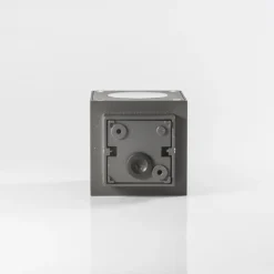 Væglamper ^ Lucande Udendørs LED-væglampe Jarno, antracit, sæt med 2, metal, 9 cm