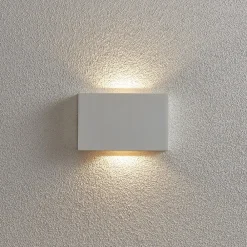 Væglamper ^ Lucande Udendørs LED-væglampe Katla af aluminium