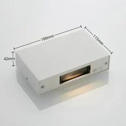 Væglamper ^ Lucande Udendørs LED-væglampe Katla af aluminium