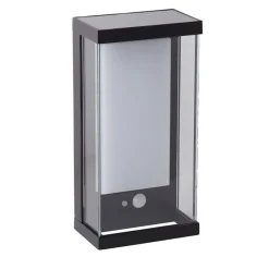Searchlight Solcellelamper > Udendørs LED-væglampe med solceller 67419BK