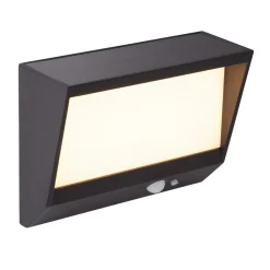 Searchlight Solcellelamper > Udendørs LED-væglampe med solceller 67418BK