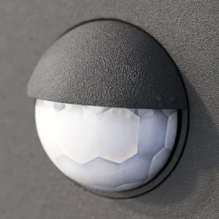 Lucande Væglampe Med Sensor|Terrassebelysning > Udendørs LED-væglampe Nevio, metal, antracit, sensor