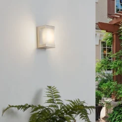 Væglamper ^ Lindby Udendørs LED-væglampe Severina, stål