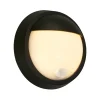 Briloner Væglampe Med Sensor|Væglamper > Udendørs LED-væglampe 3785015 sort bevægelsessensor 17 cm