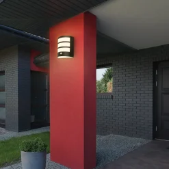 Briloner Væglampe Med Sensor|Væglamper > Udendørs LED-væglampe 3795015, sort, sensor, IP44