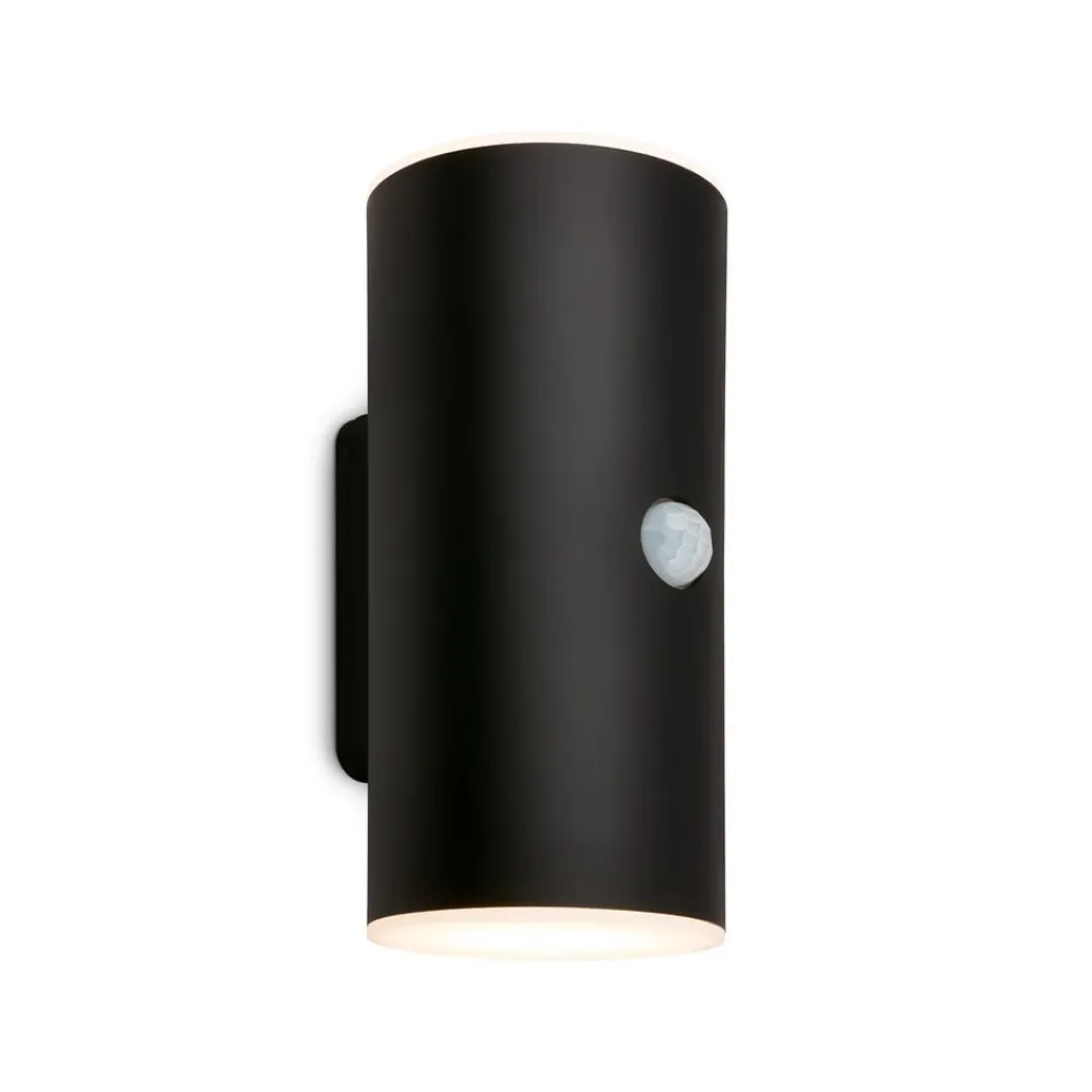 Briloner Væglampe Med Sensor|Væglamper > Udendørs LED-væglampe 3787015, sort, sensor, op/ned
