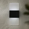 Væglamper ^ STAR TRADING Udendørs LED-væglampe Wally, 14x6 cm hvid frostet CCT