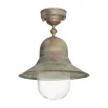Moretti Luce Udendørs Loftlamper > Udendørs loftlampe Campanula 2095, antik messing, Ø 29 cm IP44