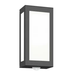 CMD Væglampe Med Sensor > Udendørs væglampe Aqua Rain, antracit, sensor