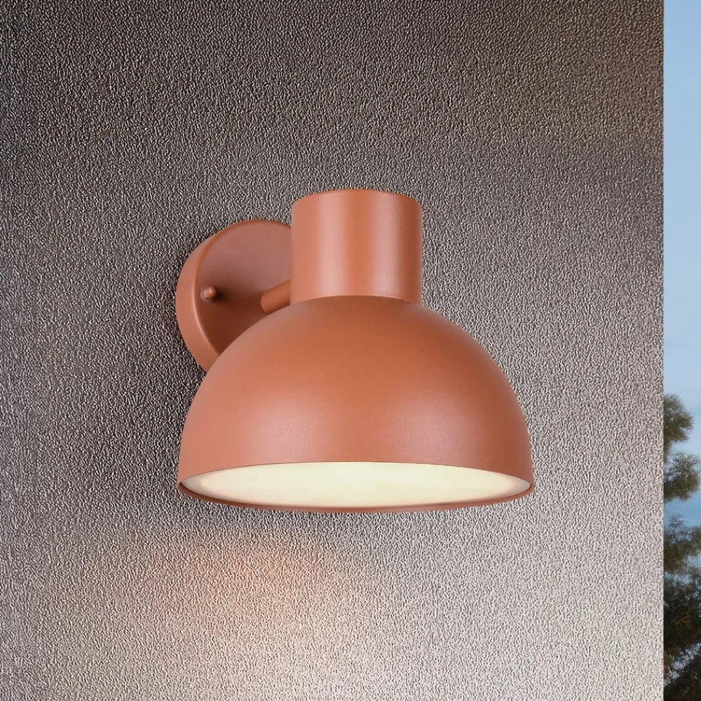 Trio Lighting Væglamper > Udendørs væglampe Elbe, abrikos, trykstøbt aluminium, E27