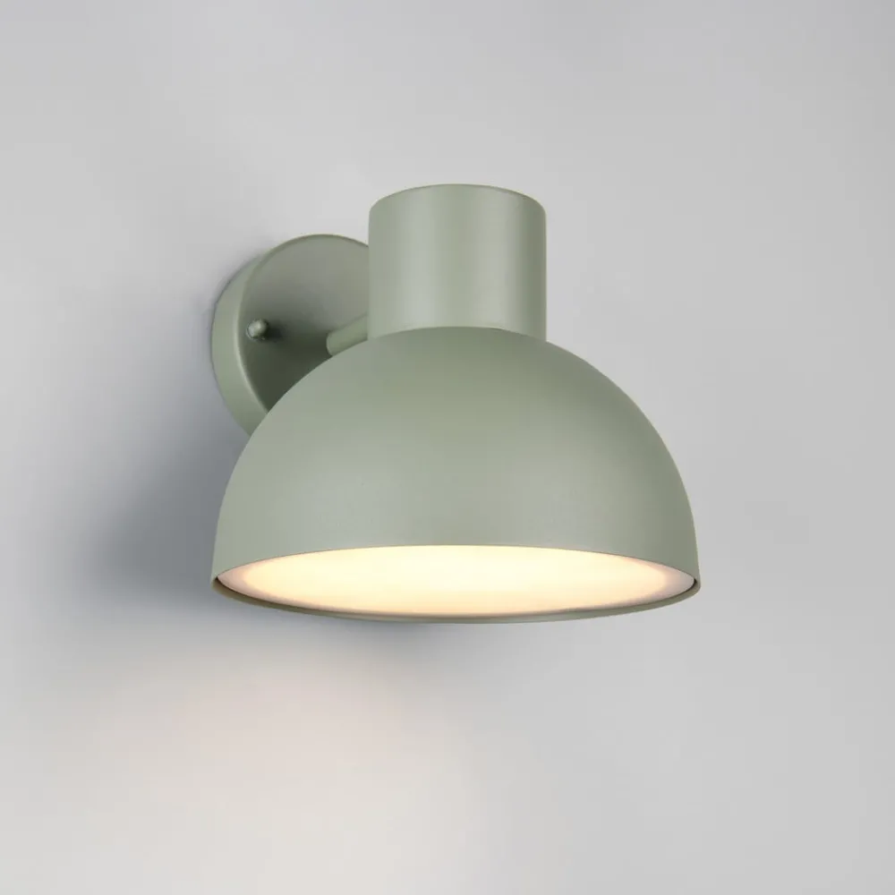 Trio Lighting Væglamper > Udendørs væglampe Elbe, grøn, trykstøbt aluminium, E27
