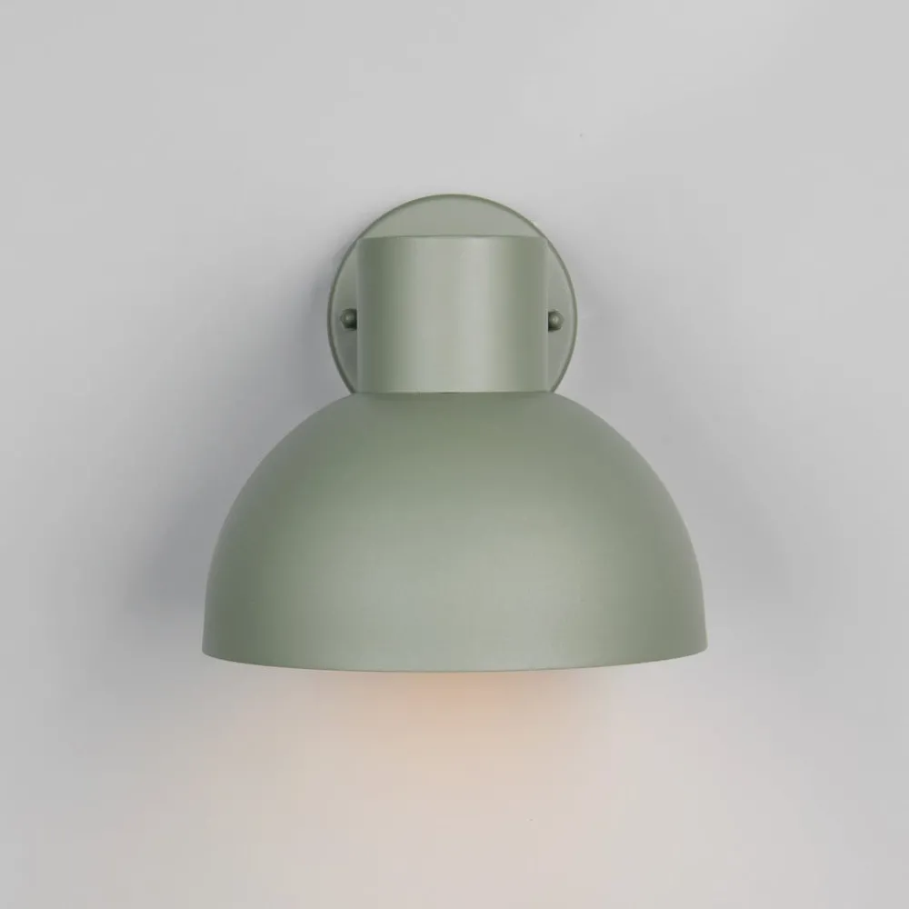 Trio Lighting Væglamper > Udendørs væglampe Elbe, grøn, trykstøbt aluminium, E27