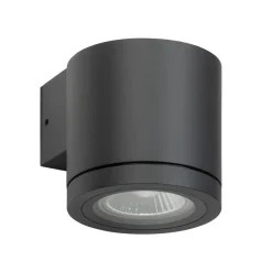 LCD Terrassebelysning|Væglamper > Udendørs væglampe 5166, grafit, aluminium, glas, 1 x GU10