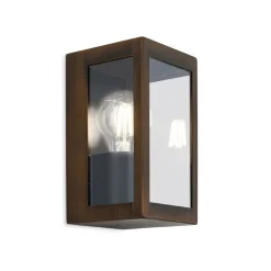 ORION Væglamper > Udendørs væglampe Lumina, rust-sort, stål, glas, IP44
