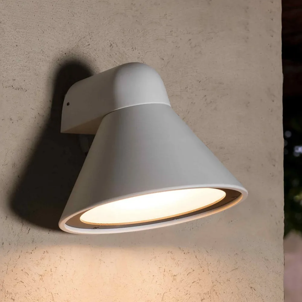 FARO BARCELONA Væglamper > Udendørs væglampe Pals, IP65 hvid mat
