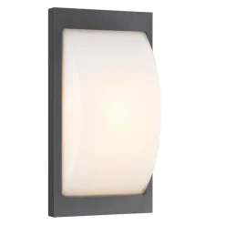 LCD Væglampe Med Sensor > Udendørs væglampe 069SEN, sensor, grafit, 33 cm, E27