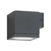 LCD Væglamper > Udendørs væglampe 5161, sort, aluminium, glas, 1 x GU10